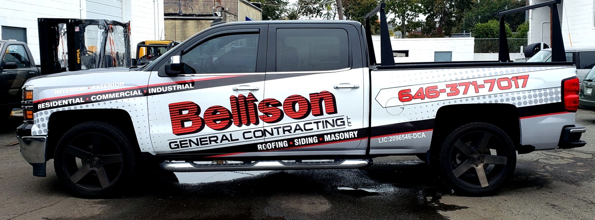 Bellison truck wrap