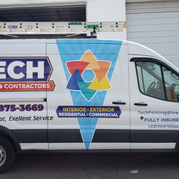 Van graphics for painting company
