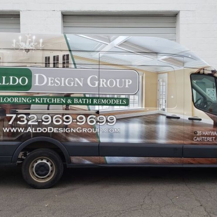 Ford transit full commercial wrap