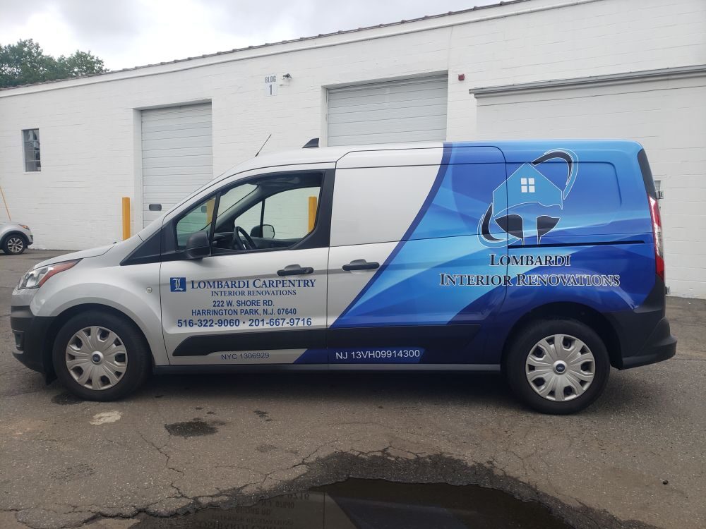 Ford Transit connect partial wrap