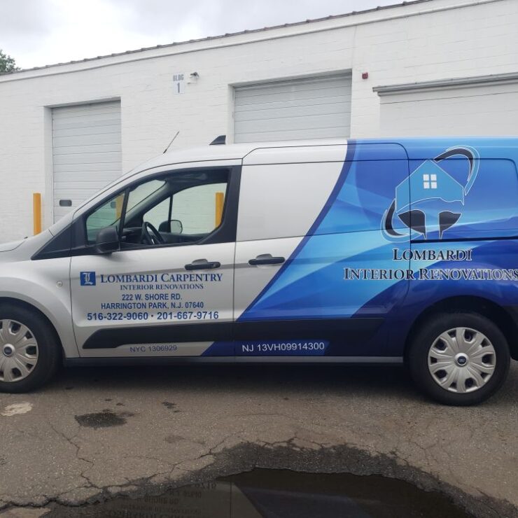 Ford Transit connect partial wrap