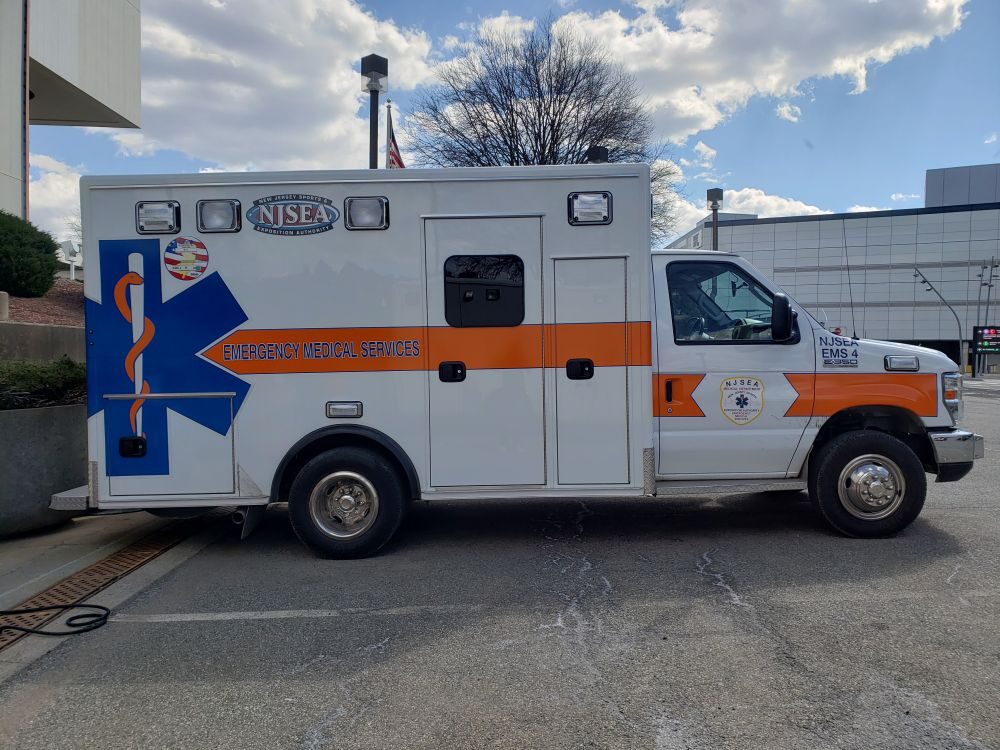 Ambulance reflective lettering and graphics
