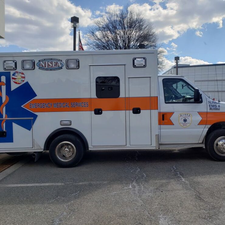 Ambulance reflective lettering and graphics