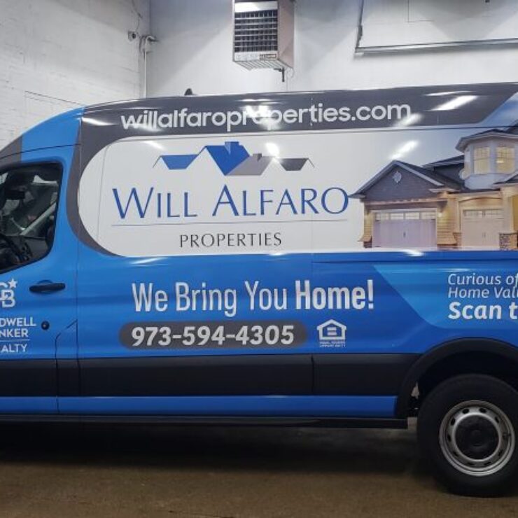 Real Estate van wrap