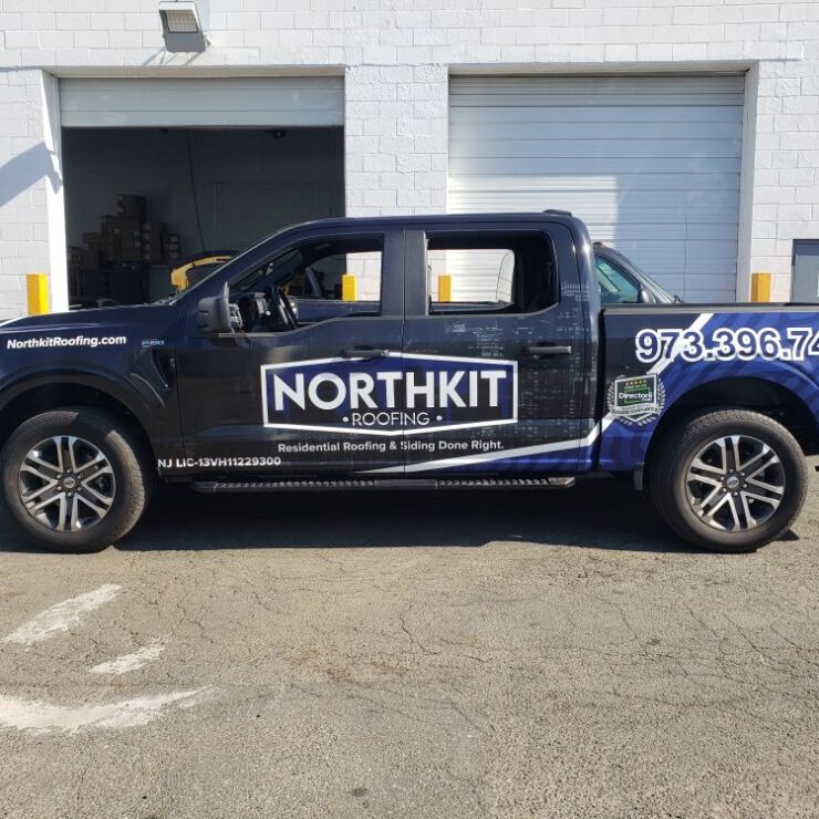Pick up truck wrap