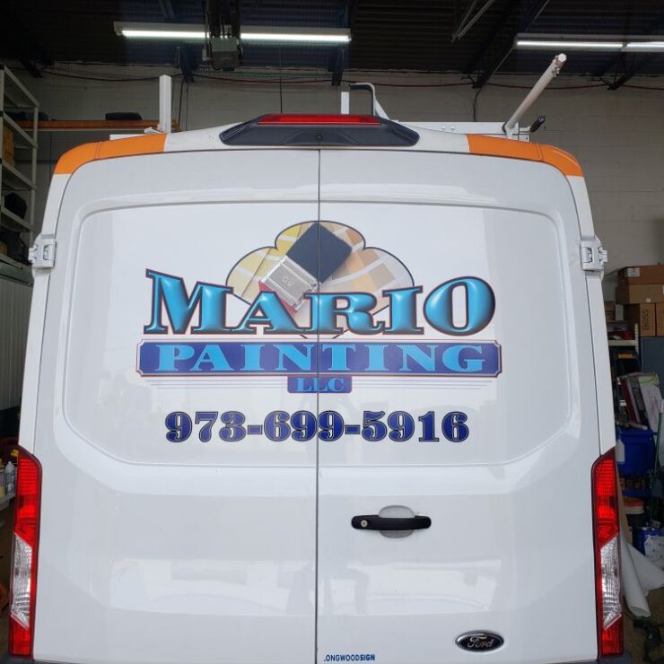 Mario Painting logo design and lettering