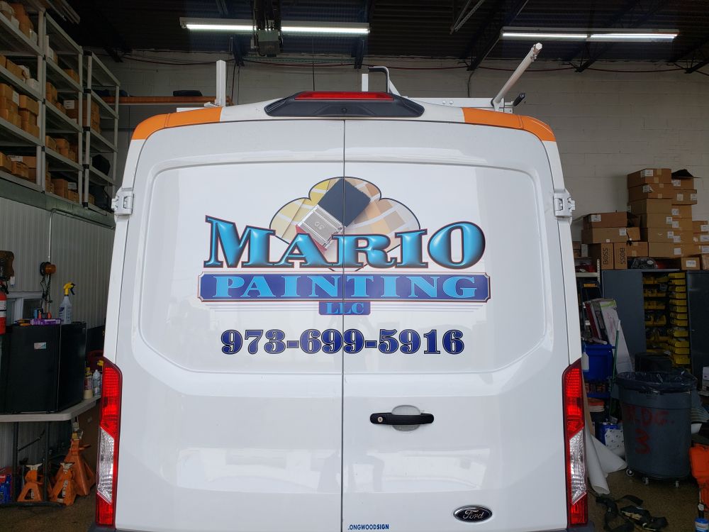Mario Painting logo design and lettering