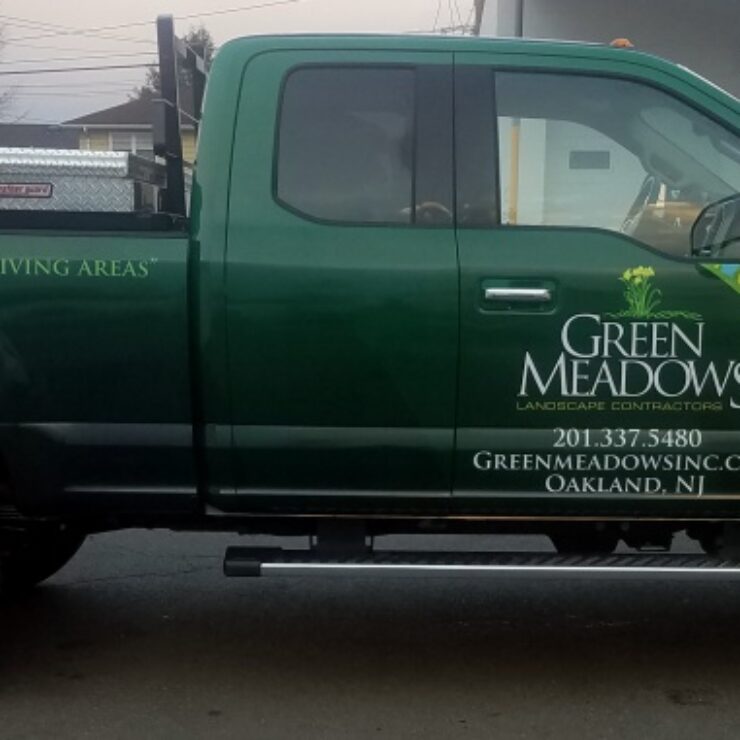 Green Meadows truck wrap