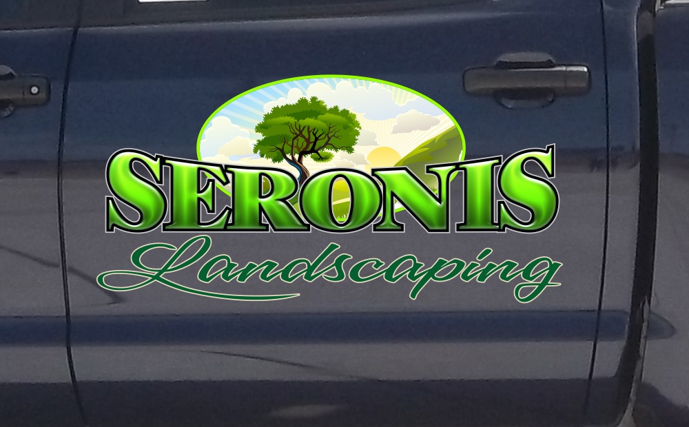 New Jersey landscaping truck lettering