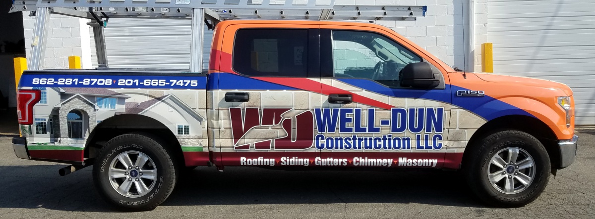 Well done Ford F150 Full commercial wrap