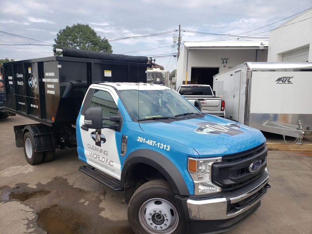 Cleaning World truck wrap