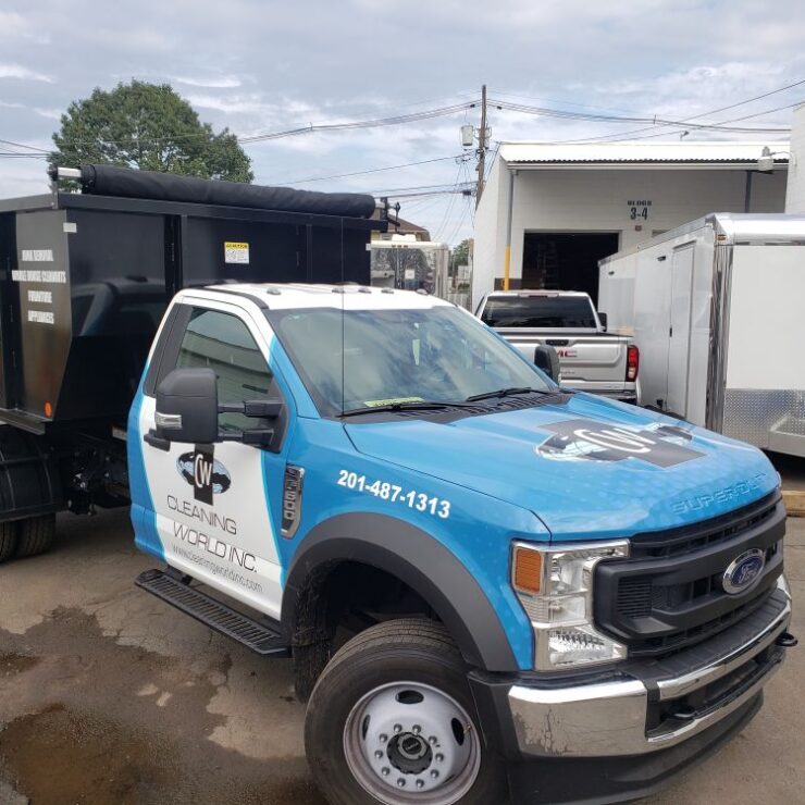 Cleaning World truck wrap