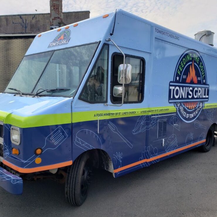 Custom food truck wrap