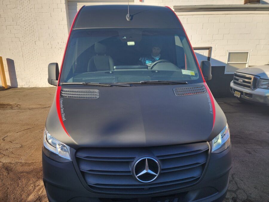 Mercedes Sprinter hood and roof wrap