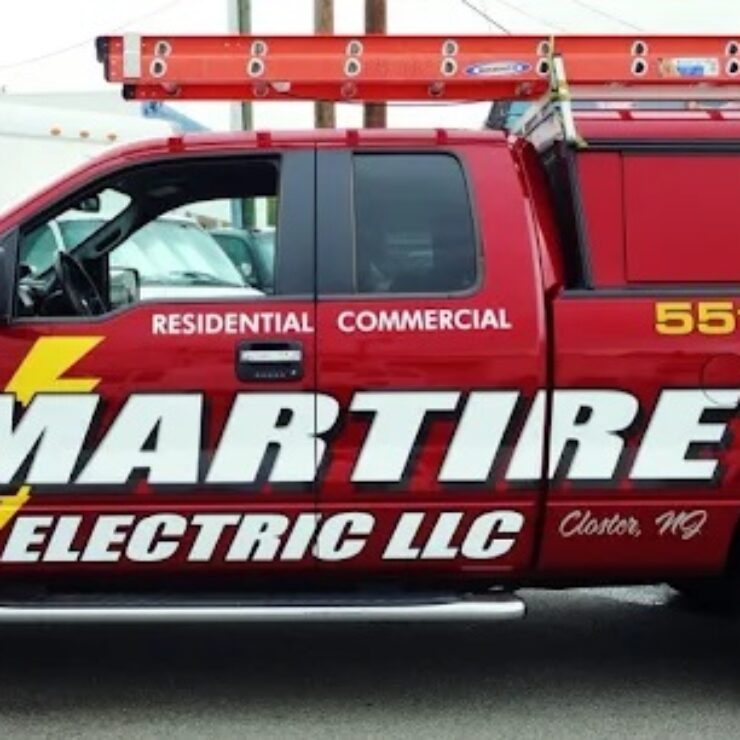 Martire Electric Truck lettering and design